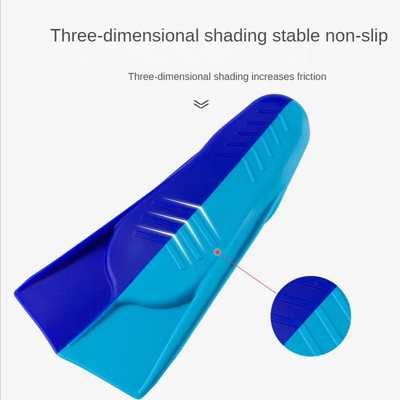 زعانف تدريب السباحة سيليكون المهنية زعانف الغوص قصيرة الرجال النساء غص زعانف السباحة الاطفال الزعانف المعدات مجموعة