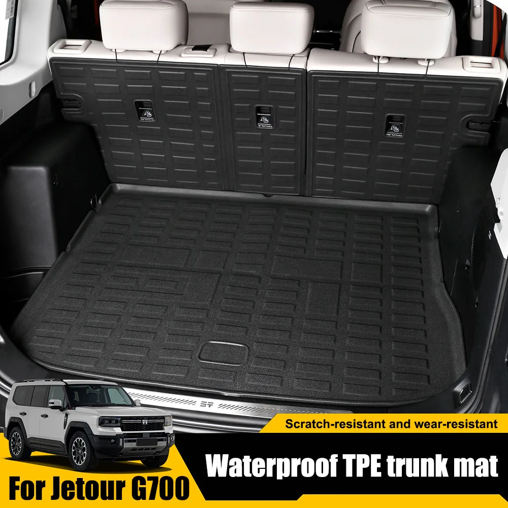 For Chery Jetour G700 2025 2026 TPE Trunk Mat Car Modification Accessories Backrest Protection Pad Waterproof Stain-resistant