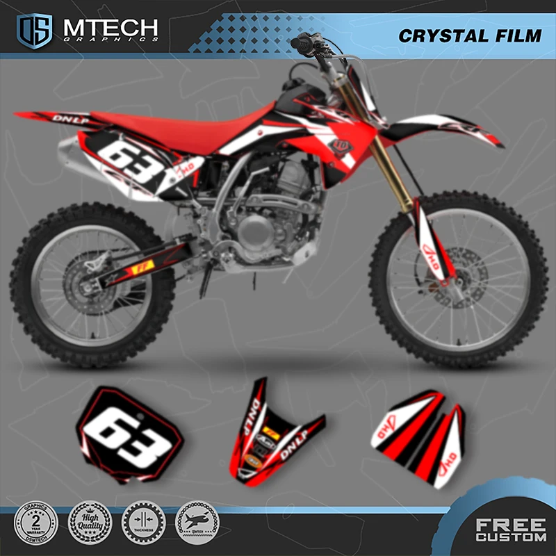 

Комплект наклеек DSMTECH Custom Team Graphics для Honda 2007 2008 2009 2010 2011 2012 2013 2014 2015 2016-2020 CRF150R 005