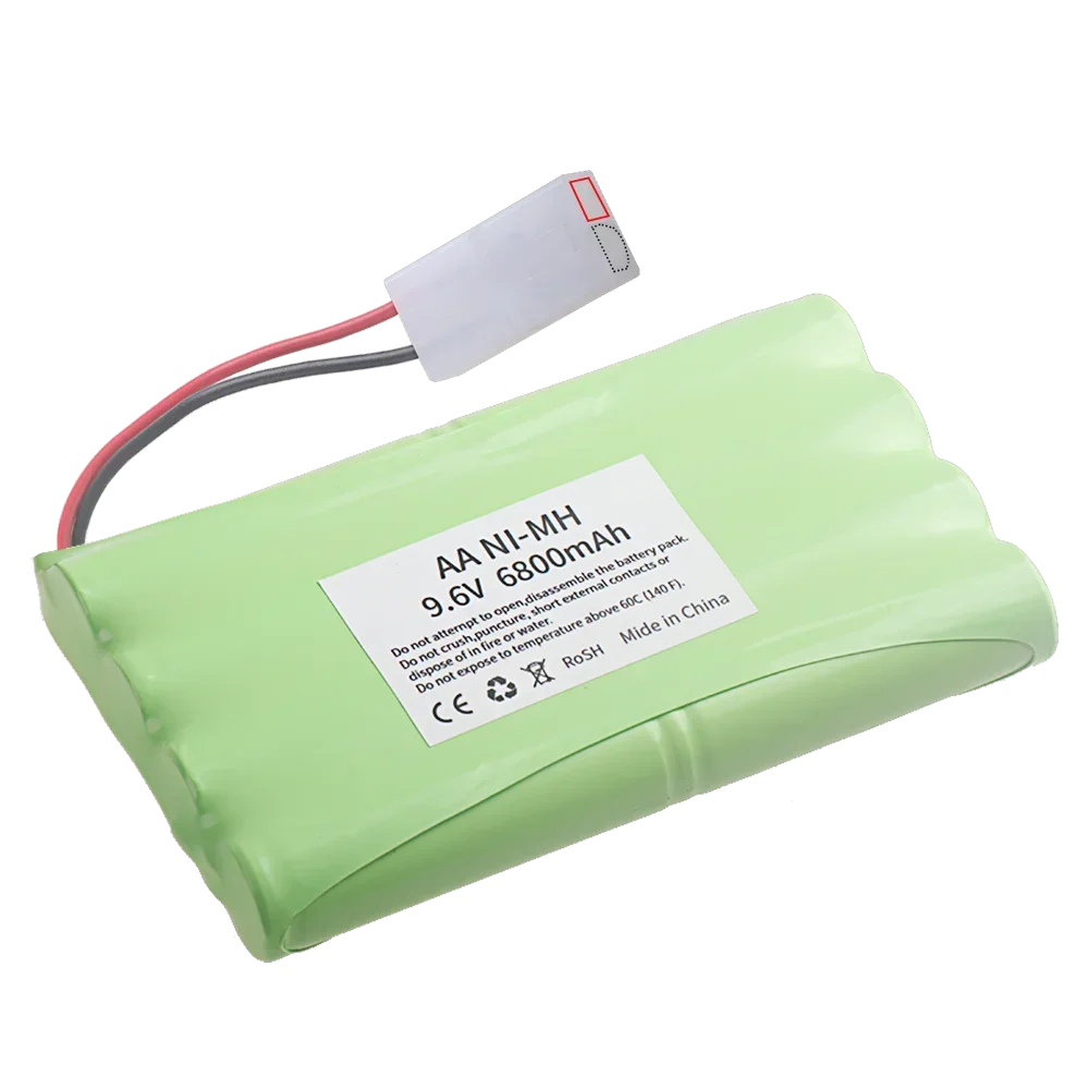 Tamiya Connector with Ni-MH AA 9.6V 6800mAh Rechargeable Battery Pack for RC toys Car Truck Tanks Train Robot Boat Gun tools