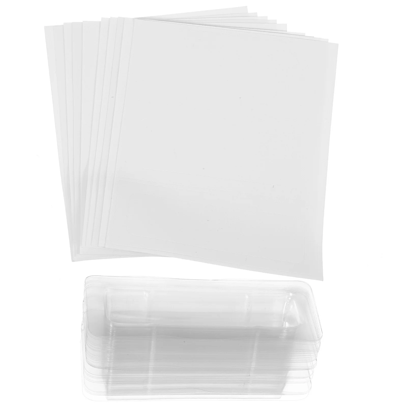 

1Set Plastic Clear Lip Balm Holder Transparent Money Organizer Card Holder DIY Lipstick Gift Box Sturdy Lip Balm Pouch