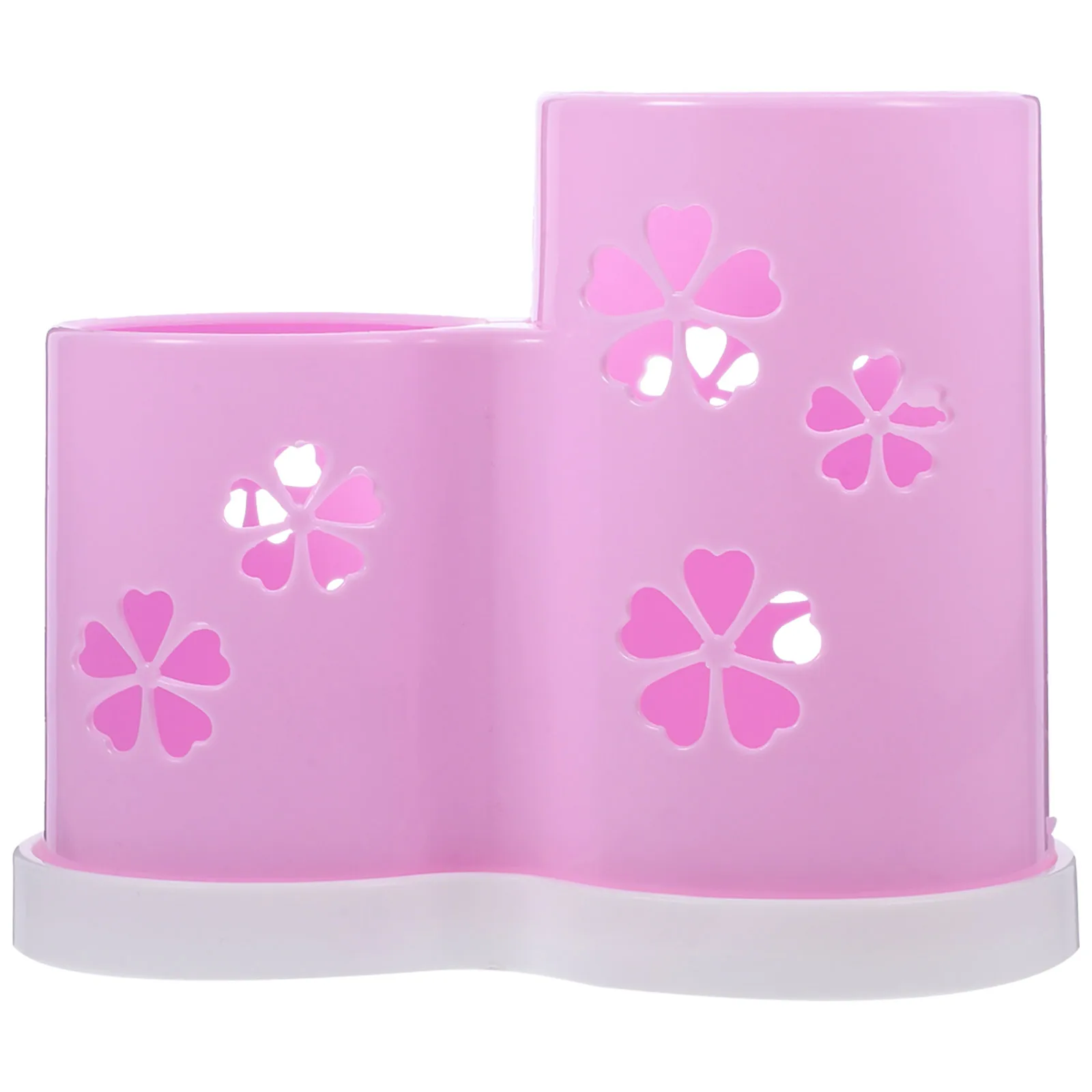 

Пластиковый держатель для палочек для еды, органайзер для кухонной утвари со сливными отверстиями, съемная основа, гладкая отделка, компактный дизайн для столовых приборов