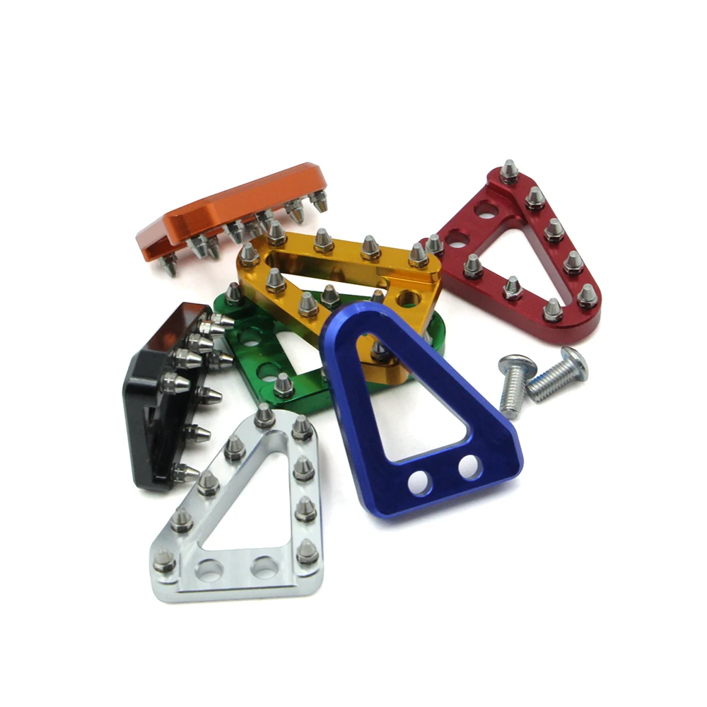 Motorcycle CNC Rear Brake Pedal Step Plate Tip For KTM EXC XC XCW EXCF 125-530 Husqvarna TC TE FE 2008- 2016 MX Motocross Access