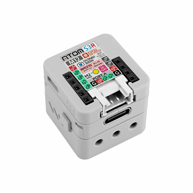 Controller programmabile ufficiale per fotocamera grandangolare M5Stack AtomS3R M12 OV3660 ESP32-S3 senza funzione vocale