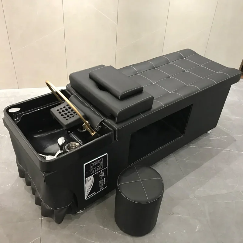 

Barber Shop Luxury Shampoo Chairs Nordic Haircutting Shower Makeup Shampoo Bed Comfort Salon Furniture Silla Peluqueria FYSC