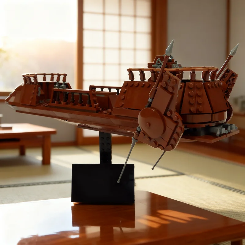 

Набор строительных блоков MOC Desert Skiff Star Battle UCS, 612 деталей, креативный подарок для самостоятельной сборки, декор для демонстрации, премиум-класс, для взрослых и детей, настольный конструктор