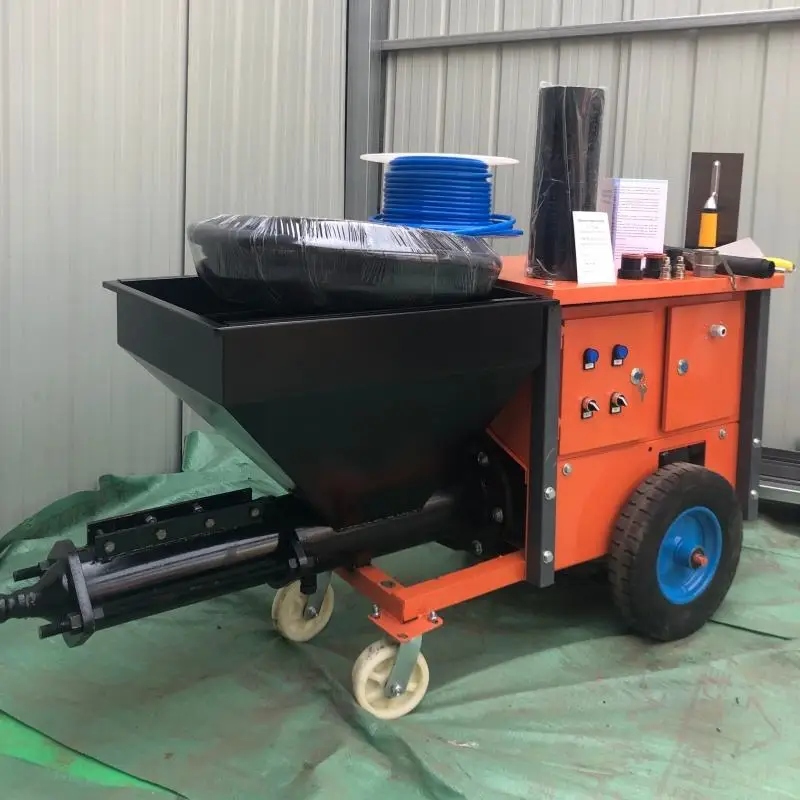 Dry Mix Plaster Sprayer Multifunctional Gypsum Spraying Machine Automatic Wall Render Mortar Spraying Machine for Houses