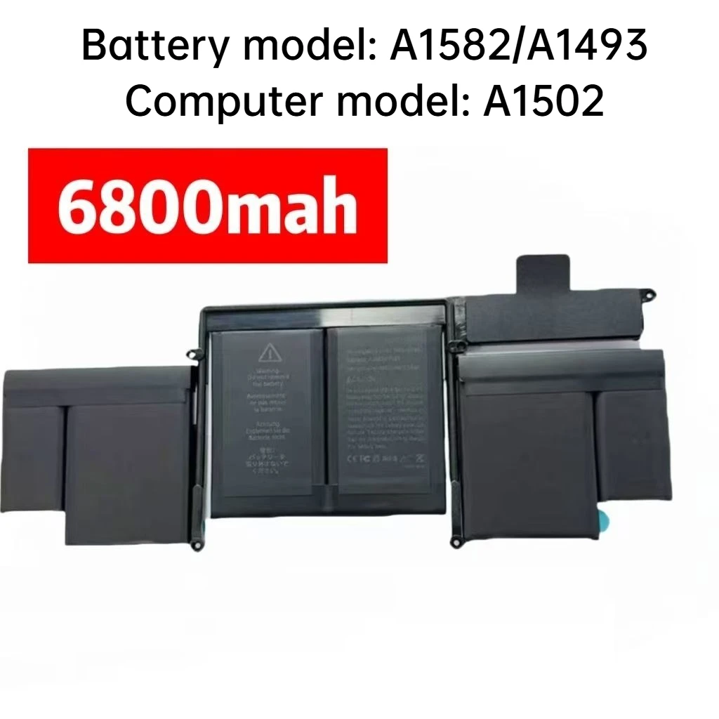 

Сменный аккумулятор для MacBook A1493 A1502 A1582 MF839 MF840 MF841 6800 мАч литий-ионный аккумулятор большой емкости с инструментами