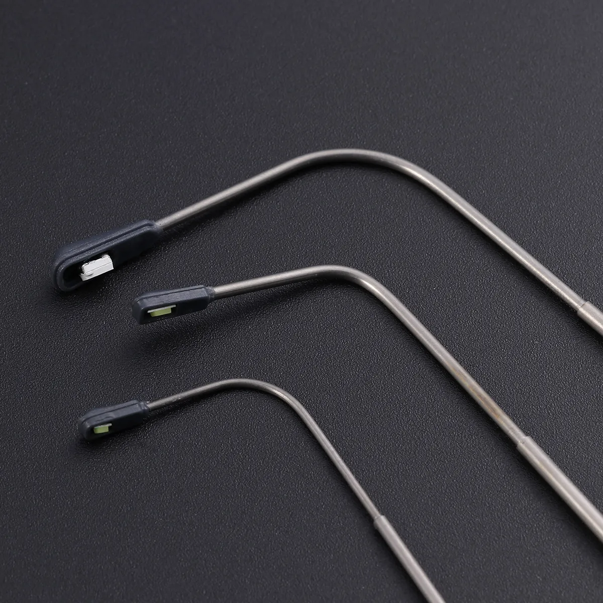 

5 шт. светодиодных ламп для уличного освещения (масштаб 1:75, 1:110, 1:80, 1:55, 1:40) из стальных труб для железных дорог, ландшафтных и миниатюрных диорам