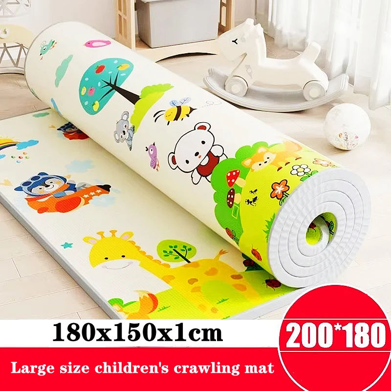 

High Quality Baby Crawling Play Mats EPE Environmentally Friendly Thicken Folding Mat Carpet Play Mat for Children's Safety Rugs