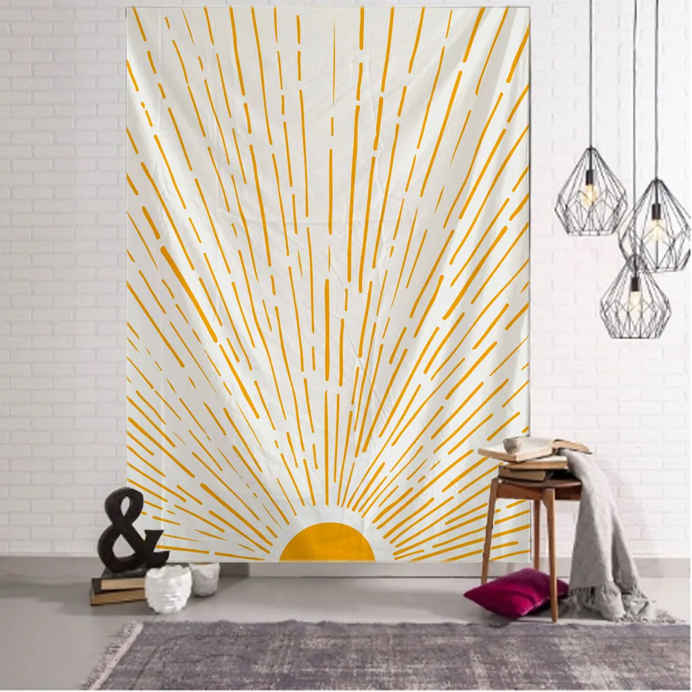 

Tapestry wall hanging minimalist sun home art decoration blanket tarot card room wall decoration dormitory bedroom decoration