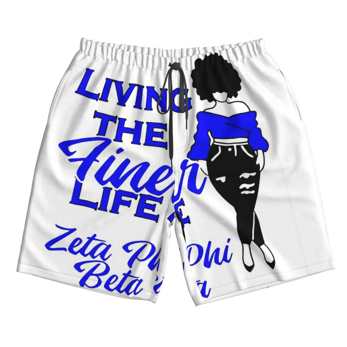 

Zeta Phi Beta Sorority Logo Trunks Beach Board Shorts Casual Quick Dry Swimming Summer Men Pants