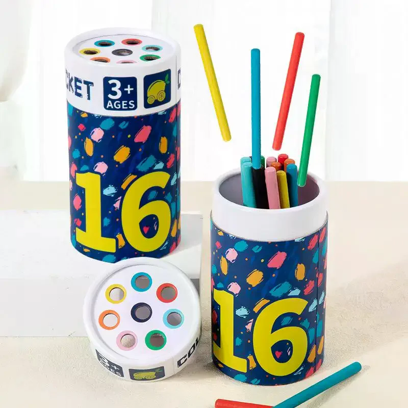 Ensemble de jeu assorti de couleurs et de formes pour enfants, seau de tri en bois, jouet d'apprentissage Montessori, cadeau pour les tout-petits, 1 ensemble