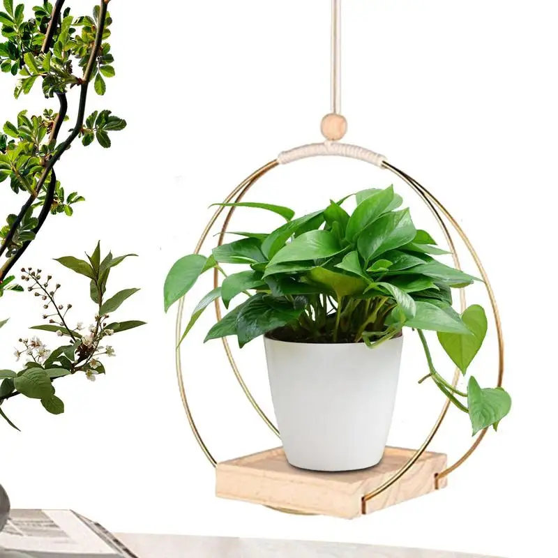 

Planter Hangers Indoor Flower Pot Macrame Hangers Indoor Planter Hanging Basket Modern Planter Hanger For Balcony Room Wall Yard