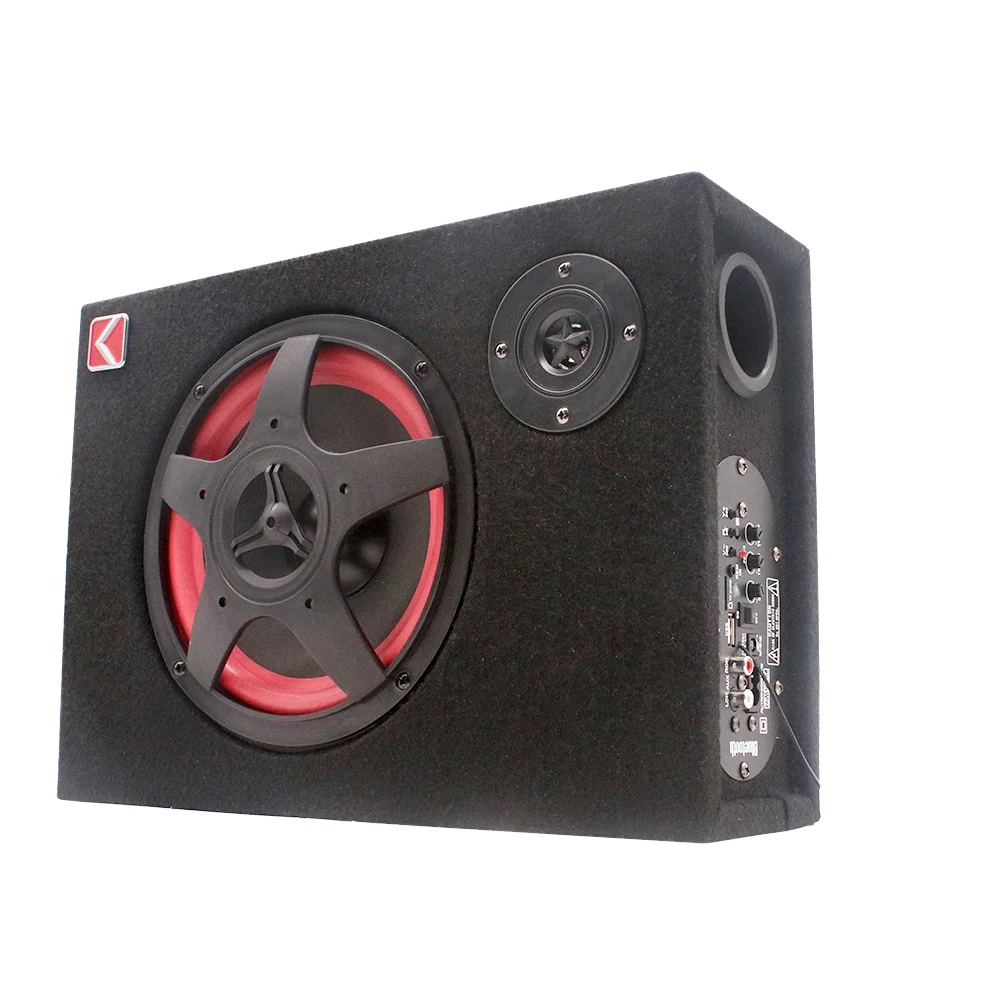 

Hot Product 8 Inch Active Audio Subwoofer 12V/24V/220V Three Use Big Power square Slim Car Subwoofer