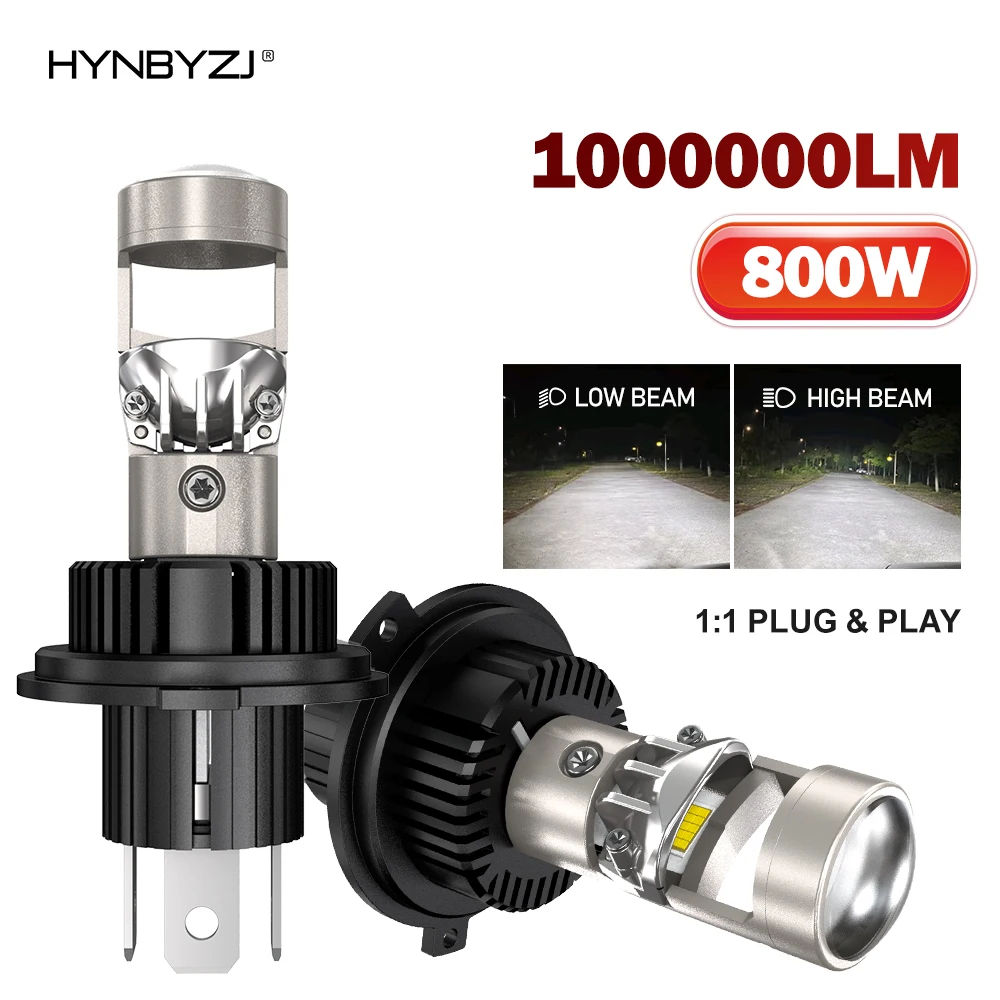 

HYNBYZJ 1:1 Беспроводной Plug&Play H4 Светодиодный объектив проектора H11 H7 Авто Фара Турбо Лампа Автомобильный проектор Светодиодные фонари для автомобиля