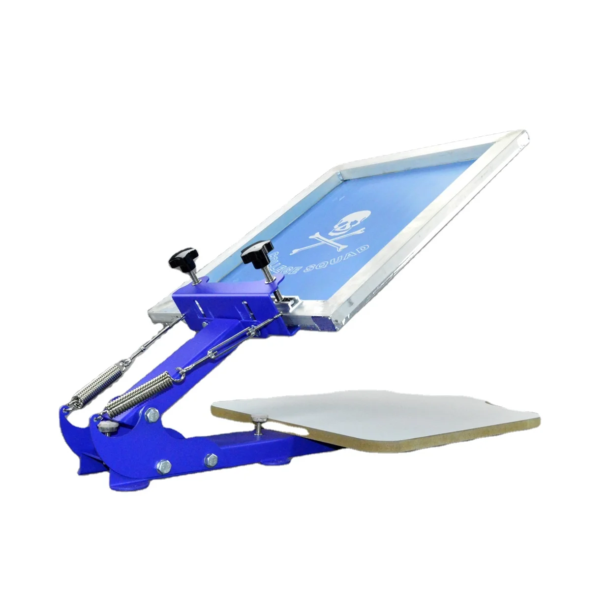 One-Color Screen Printing Machine Easy to Operate Manual Semi-Automatic New Condition Multicolor Motor Core Components
