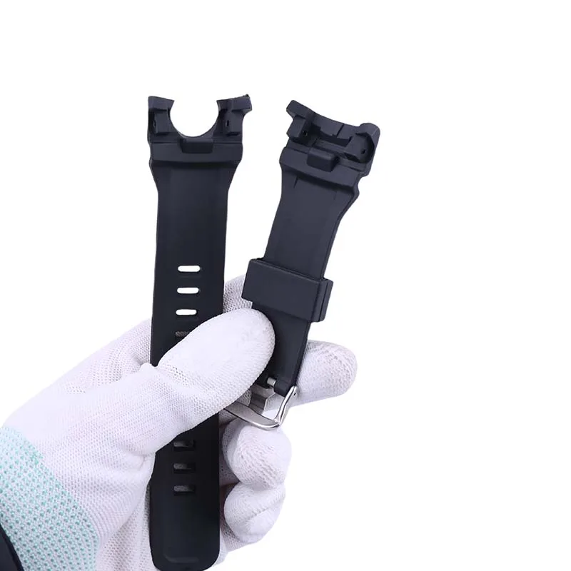 Accessori per cinturini per orologi in resina compatibili per Casio GA500 1A4J/7 cinturino sportivo in gomma per uomo e donna con fibbia ad ardiglione