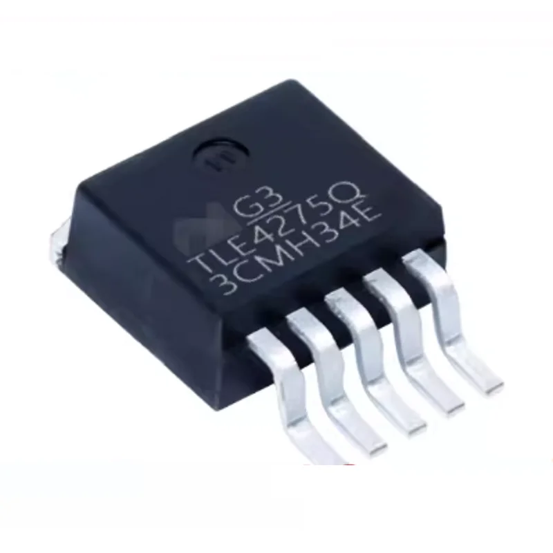 Integrated Circuits (ICs) TLE4275QKTTRQ1 Linear Voltage Regulator IC Positive Fixed 1 Output 450mA TO-263 (DDPAK-5)