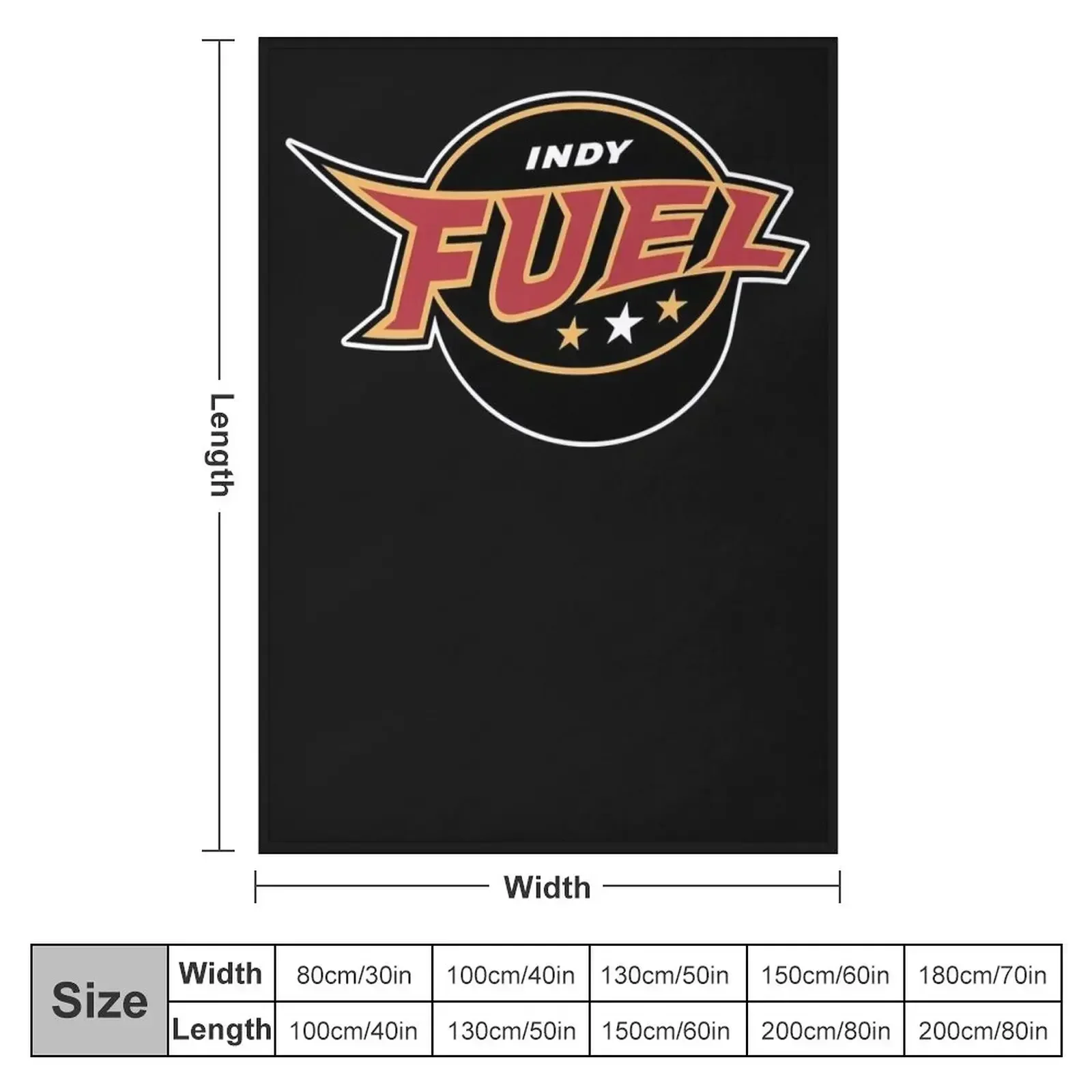 Indy Fuel Classic T-Shirt Throw Blanket Hair Kid'S Blankets