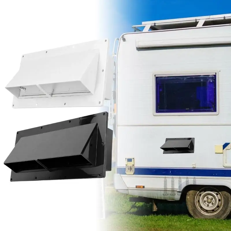 M76E Wand-Entlüftungsauslassabdeckung für Wohnmobile mit Frontklappe und Schraubensatz – Detail 10