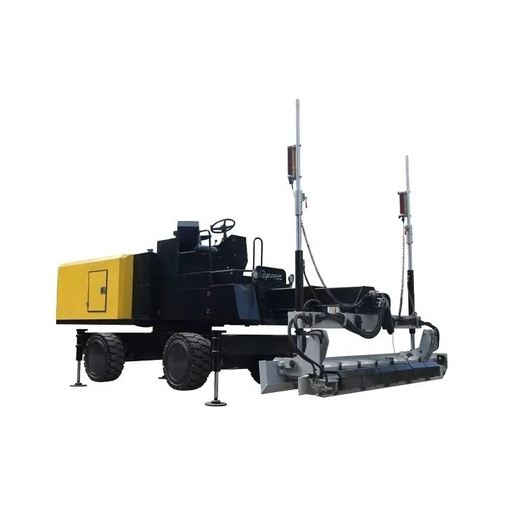 Customized Walk Behind Laser Screed Variable Speed Hydraulic Drive Concrete Laser Levelling Equipment