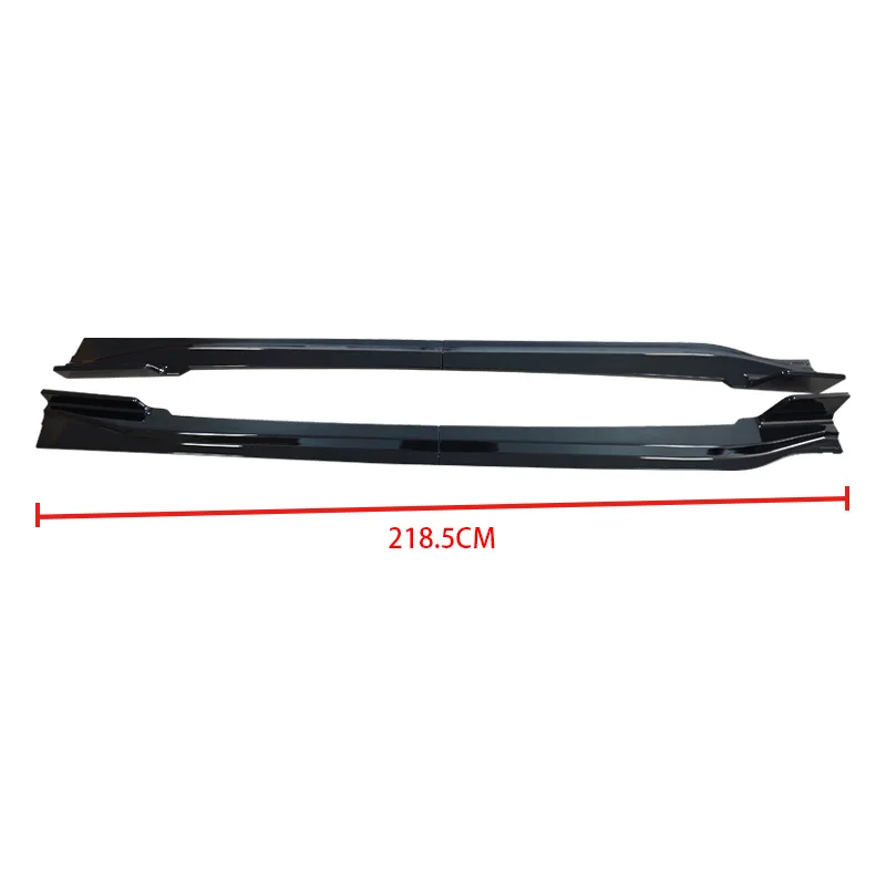For BMW XM G09 2023 2024 2025 4PCS Side Skirt Splitters Diffuser Spoiler Black Knight Style Guard Protector Body Kits Decoration
