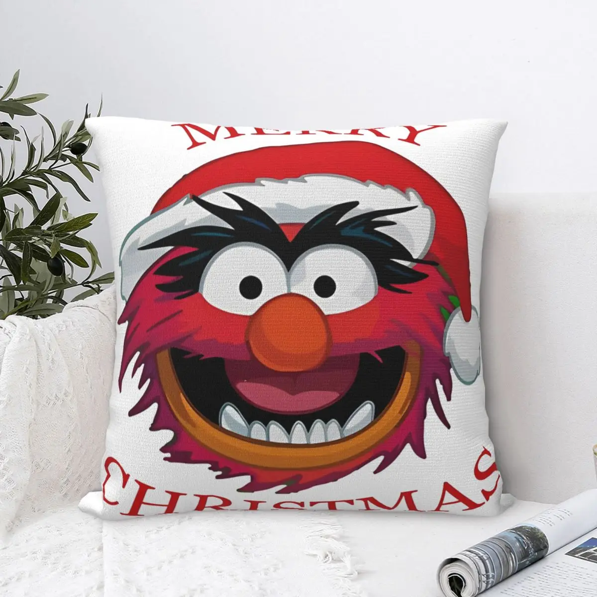 Muppets Christmas Carol Square Pillow Case Cushions for Sofa Casual Pillowcover Home Decor