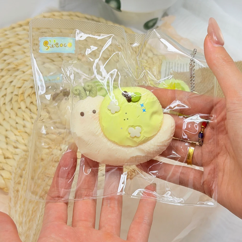 Silicoco Animal Series Apple-shelled Snail Stress Relief Soft Silicone Toy Slow Rebound Soft Squishy Squeeze #Nulala100016