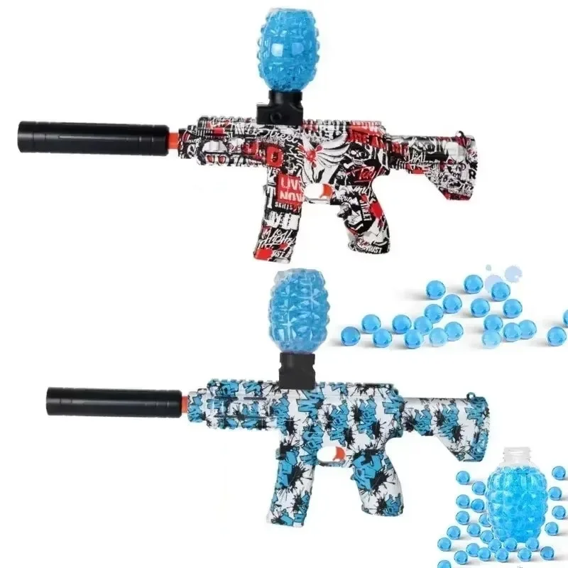 Kinder Splatter Ball Wasser Gel Perlen Spielzeug Pistolen Elektrische Pistole Spielzeug Abfeuern Hydrogel Wasser Ball Pistolen Kinder Sport Spielzeug