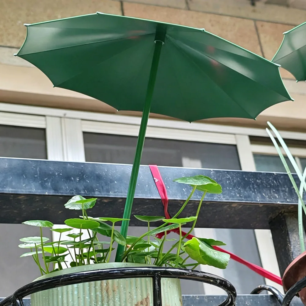 3pcs Garden Plant Sunshade Umbrella for Outdoor Potted Plants Bonsai 34cm UV Protection Shade Cover Easy Installation
