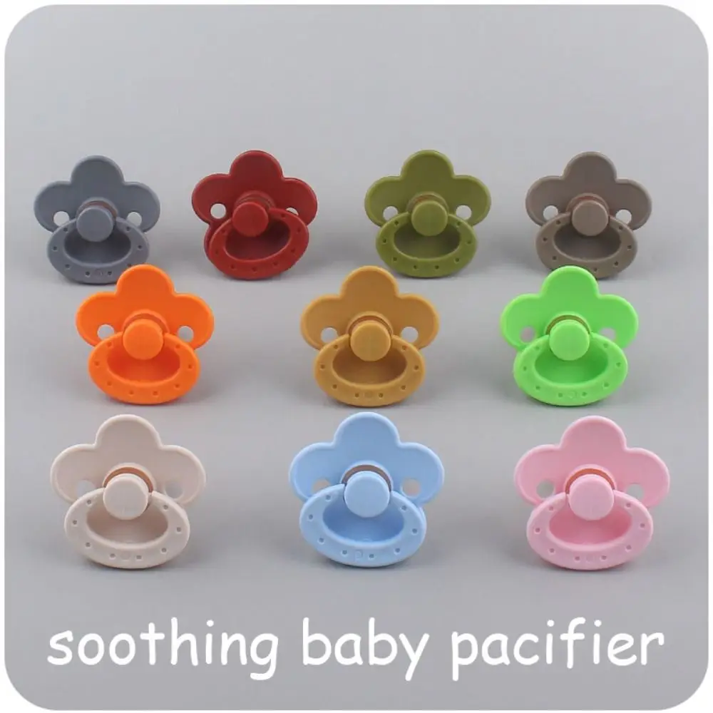 Flower Shape Baby Pacifier Nursing Accessories Teethe Toy Kids Nipple BPA Free Food Grade Pacifier Newborn Baby Soother Infant