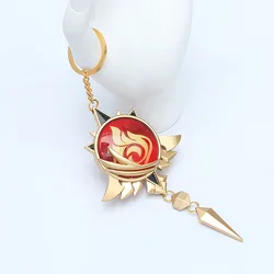 Game Impact Bennett Exclusive Fire Element Eye Of God Anime Kamisato Ayato Yae Miko Zhongli Eula Costume Copslay Accessories