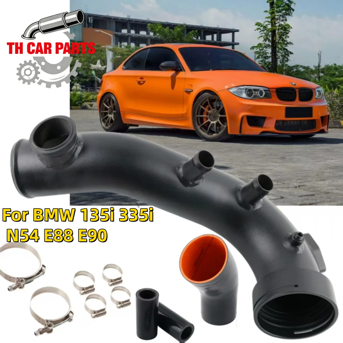 Tubo de Admisión de Aire, Intercooler, Mejora del Rendimiento para BMW 135i 335i N54 E88 E90, Refrigeración del Motor Mejorada