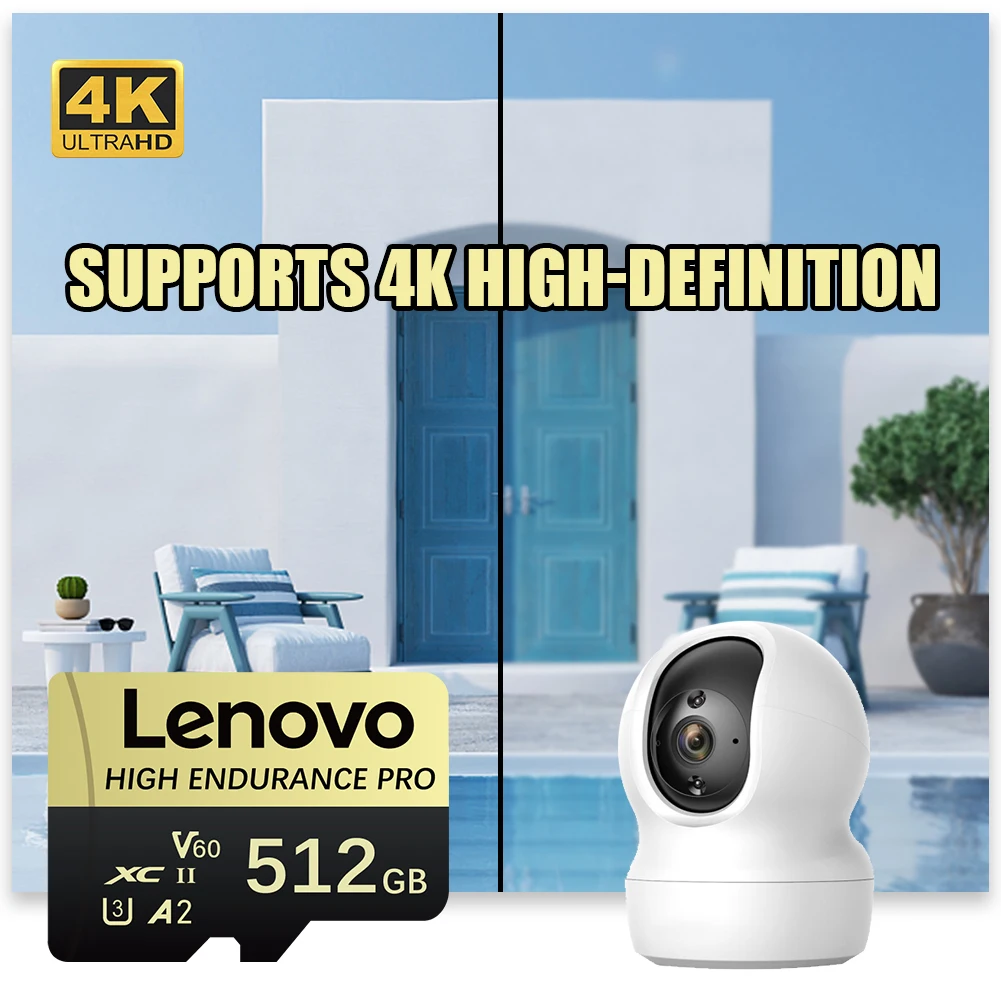 بطاقة ذاكرة لينوفو 2 تيرا بايت 1 تيرا بايت 128 جيجا بايت 256 جيجا بايت 512 جيجا بايت مايكرو TF SD بطاقة ذاكرة عالية التحمل كاميرا ضيقة للشرطة بدون طيار لـ CCTV #4