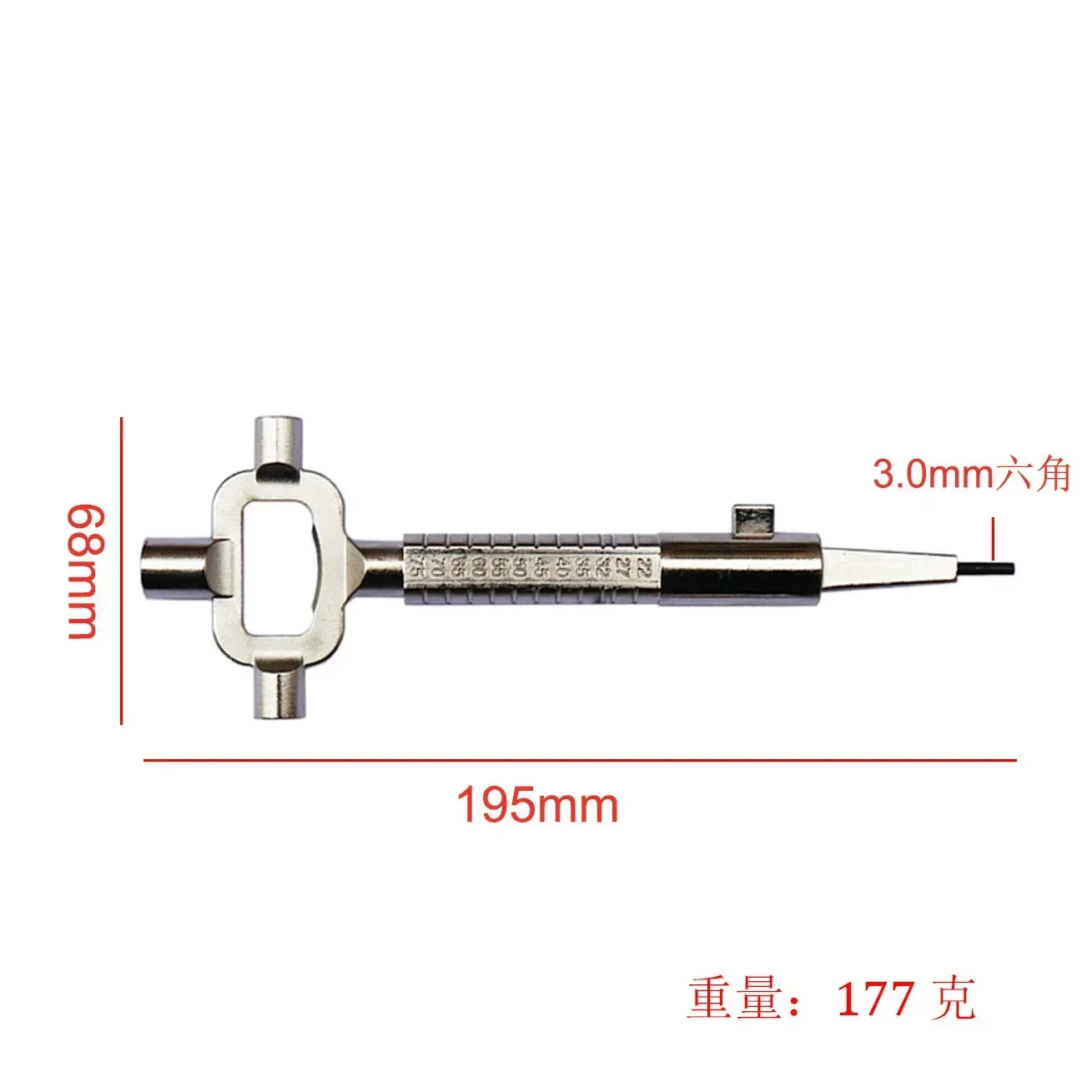 Schlosser Essential Lock Zylinder Gauge Tool Mehrzweck für Nocken Spindel Messung Schnell Genaue Auto Automotive Türschloss – Detail 3
