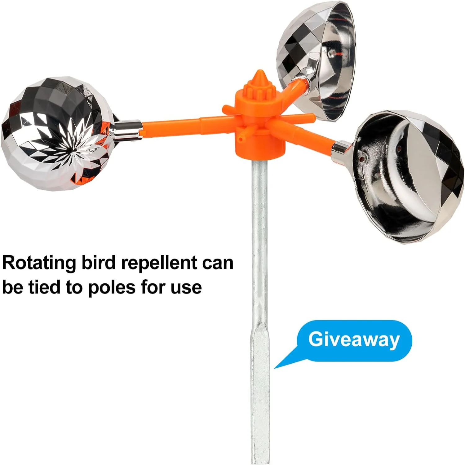 Birds Reflect Deterrent Visual Bird Scarer Deterrent Devices Outdoor Bird Control for Seagull  Harmless Device to Keep Birds Awa