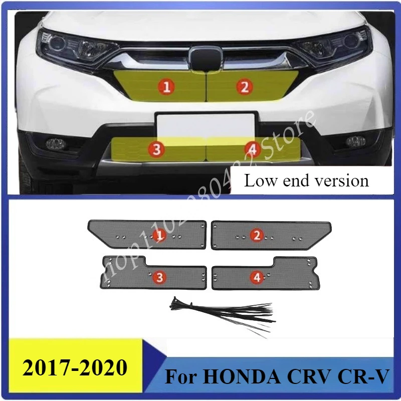 

Insect-proof Air Inlet Protect Cover Airin Insert Net Vent Racing Grill For HONDA CRV CR-V 2017-2020 Filter