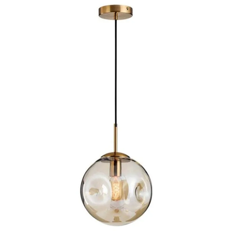 

Вогнуто-выпуклая стеклянная шаровая художественная люстра, современная простая гостиная, столовая, прихожая, коридор, спальня, прикроватная лампа