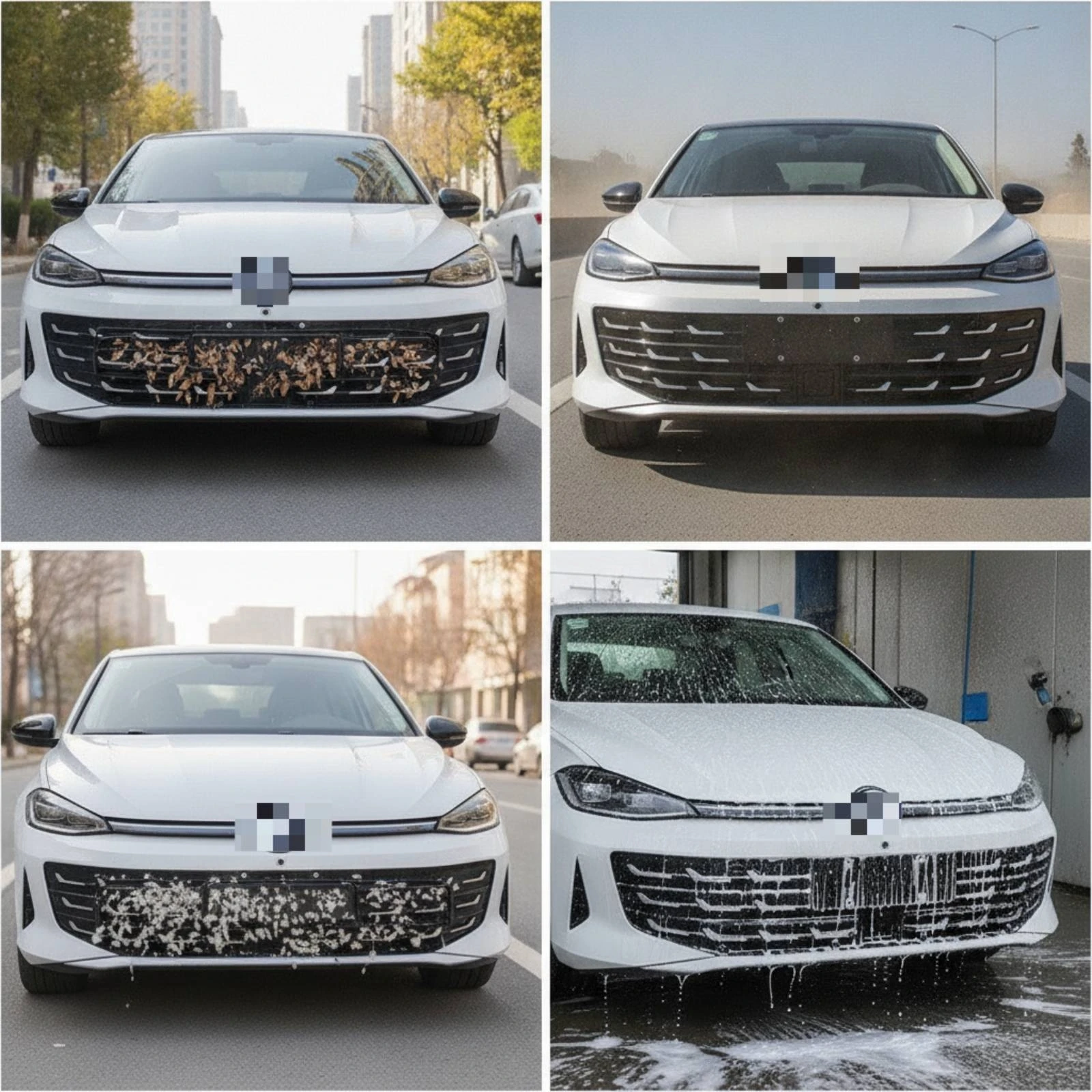 Front Grille Net Guard Lower Grille Insert with Buckles Front Grill Engine Protection Net High-Density Dustproof