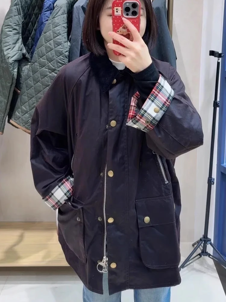 B@r X ALEXA CHUANG Multi-Pocket Waxed Jacket