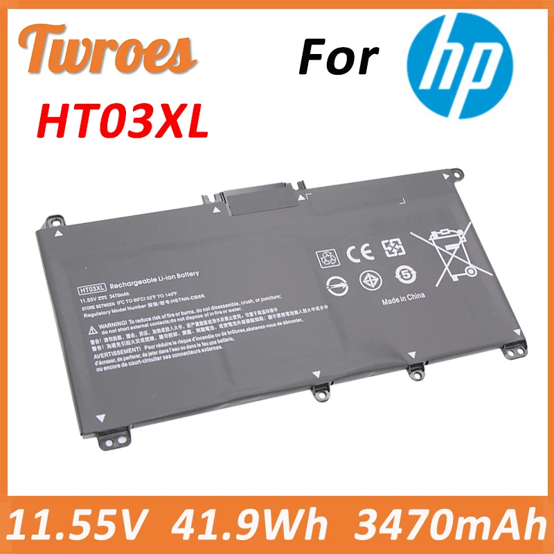 Laptop Battery HT03XL 11.4V 41.04W 3600mAh For HP L11119-855 L11421-1C1 L11421-2C2 L11 Pavilion 15-CW1000AU TPN-Q209 HSTNN-LB8M