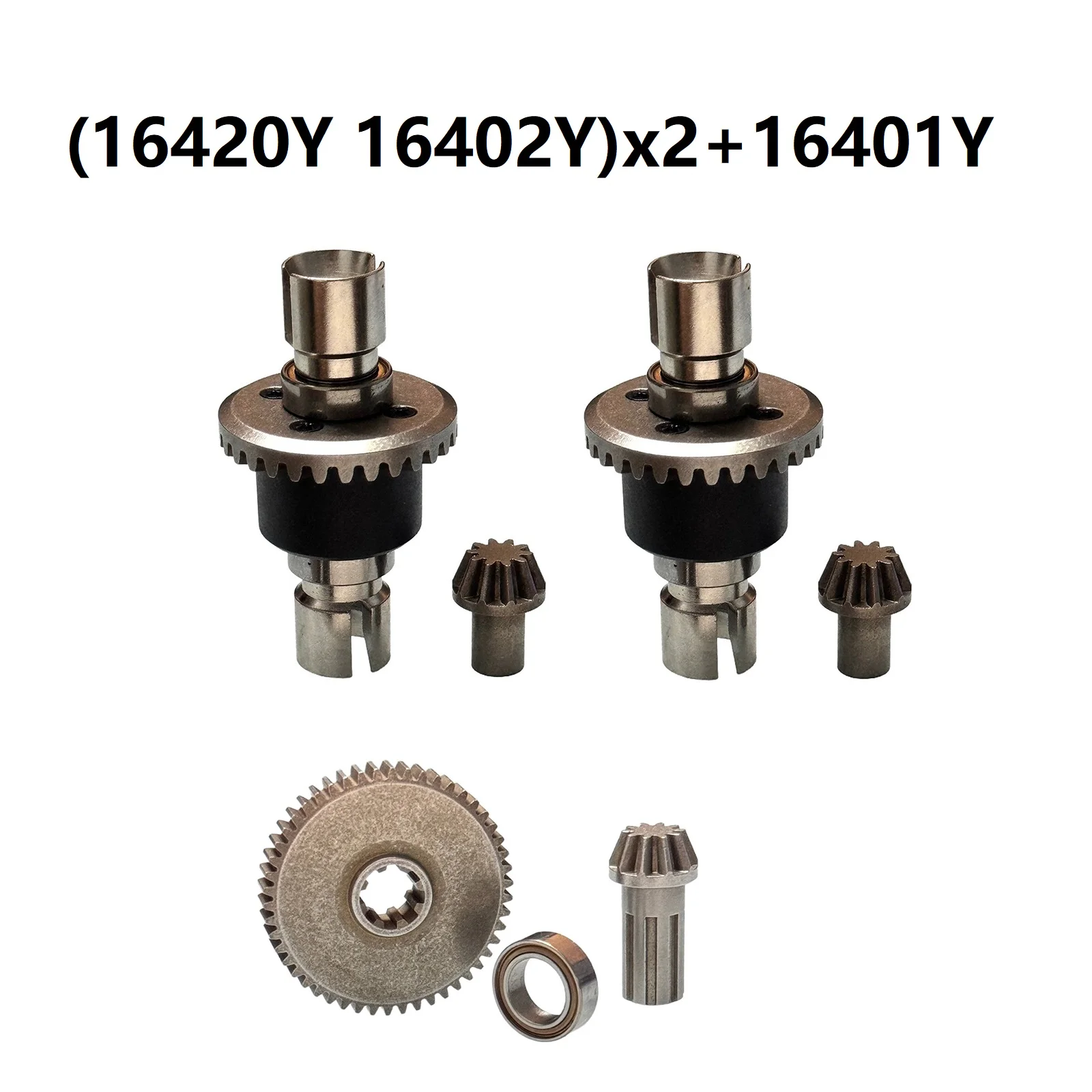 MJX Upgraded Metal Front and Rear Differential Gear Hyper Go 16207 16208 16209 16210 14301 14302 R/C cars R/C trucks parts image 3