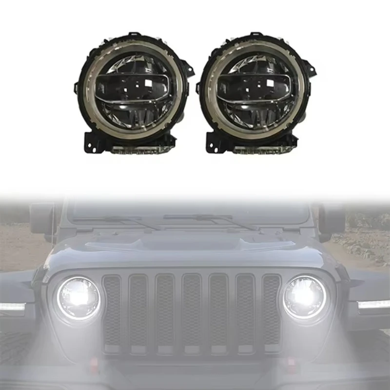 

Car Accessories Headlight Headlamp With Turn Singal Light for Wrangler JL Gladiator JT 2018+