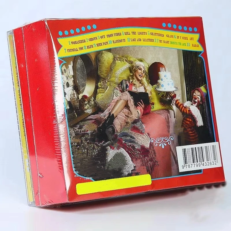 Pop Britney Spears Music CD Circus Album Womanizer Music Record+Cover Jigsaw Cosplay Walkman Car Soundtracks Box Collection Gift