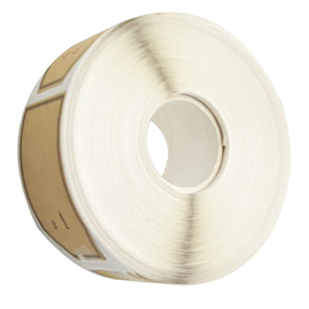

1 Roll Kraft Paper Self-Adhesive No Trace Removable Bag Sealing Labels For Gift Packaging Cookie Envelope Sealing