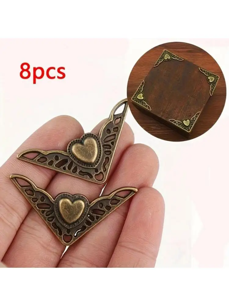 Support d'angle de protection d'angle en cuivre Antique, Installation facile, Design élégant, décor nostalgique