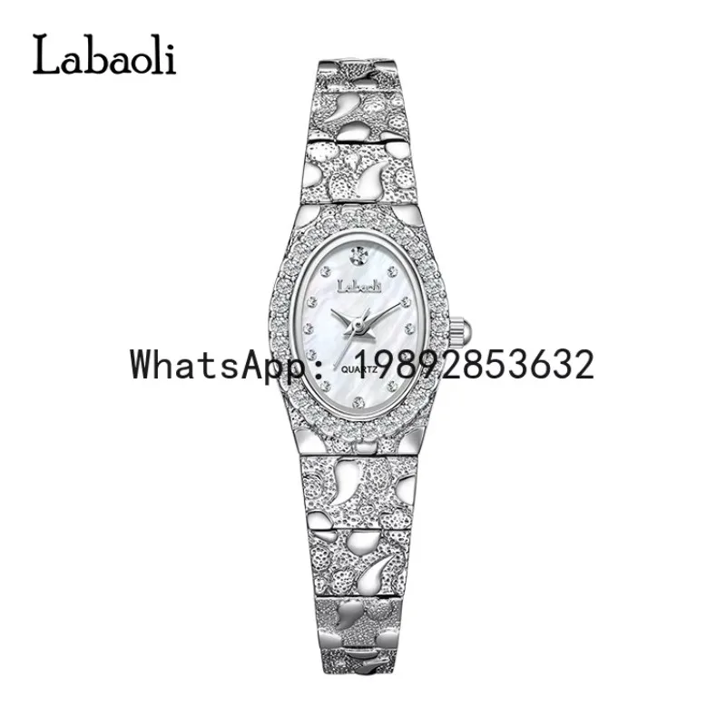 

X diamond-accented women's quartz watch - full diamond, fashionable, minimalist, elegant, fashion watch, light luxury,