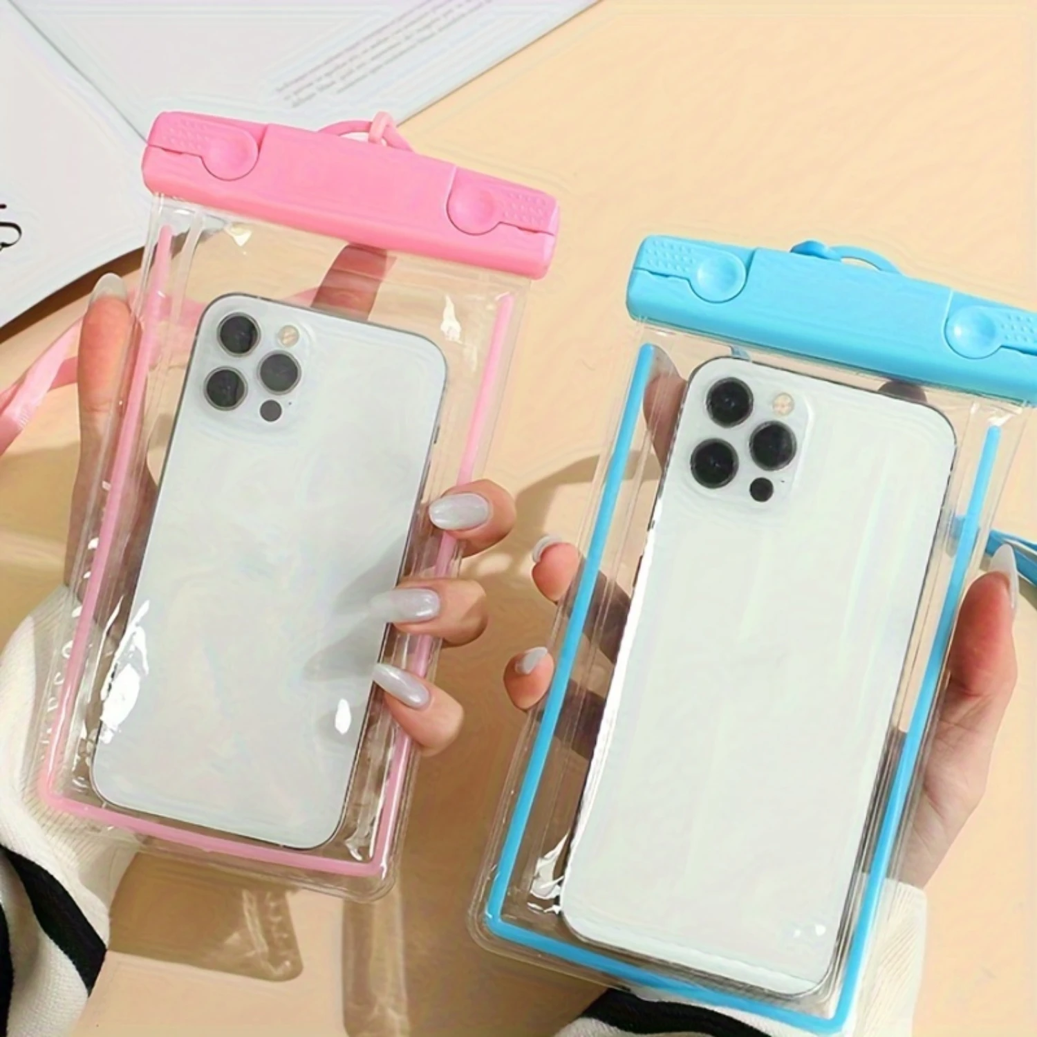 Waterproof Phone Pouch, Universal Beach Phone Bag for  14,13,12, , and More, Durable Waterproof Case for Swimming and Rainy Seas