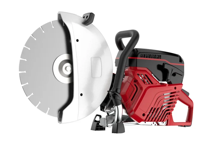 Portable Two-Stroke 74cc Engine 400mm Stone Road Concrete Cutting Saw Electric Handheld Wall Cutter